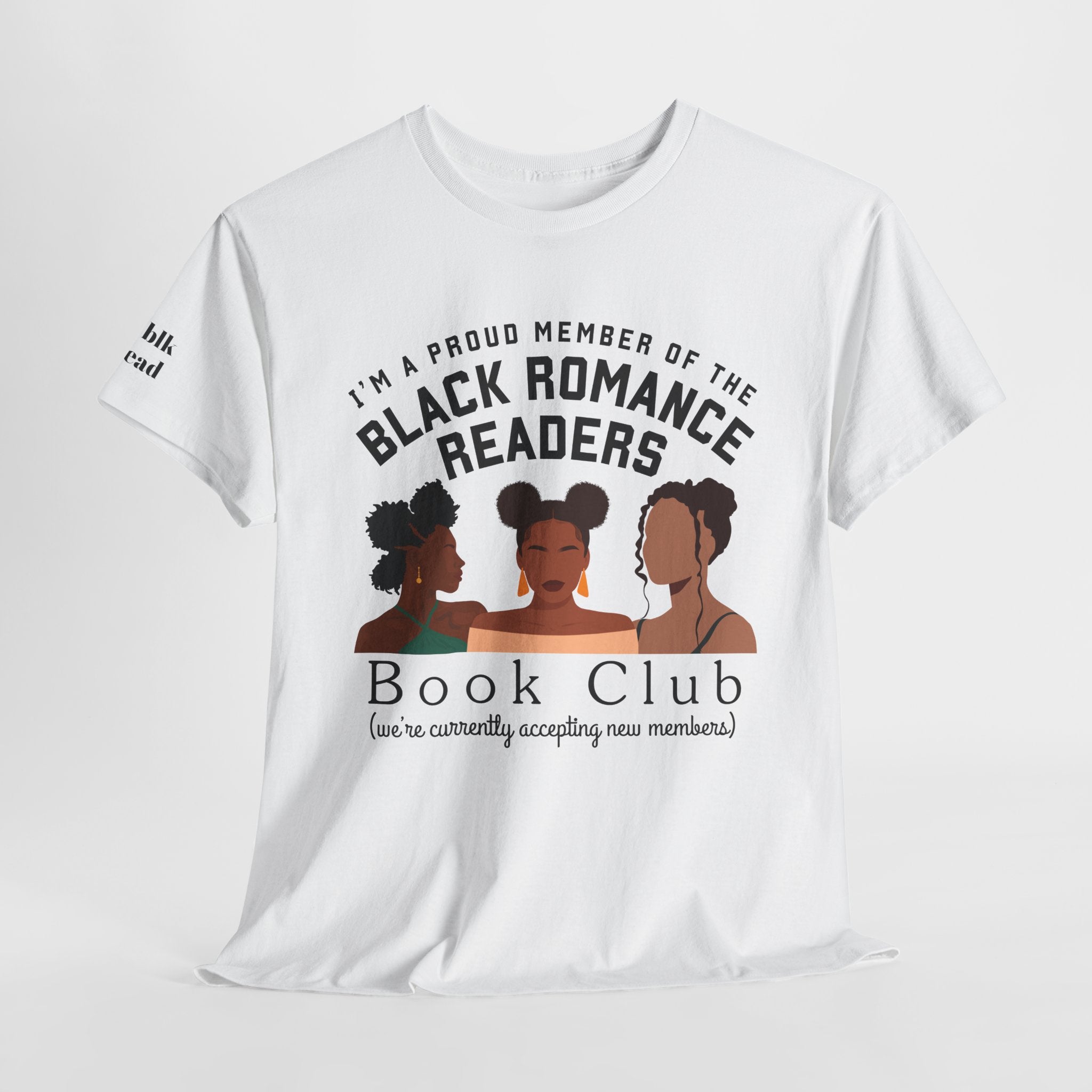 BOOK CLUB T-SHIRT BLACK ROMANCE