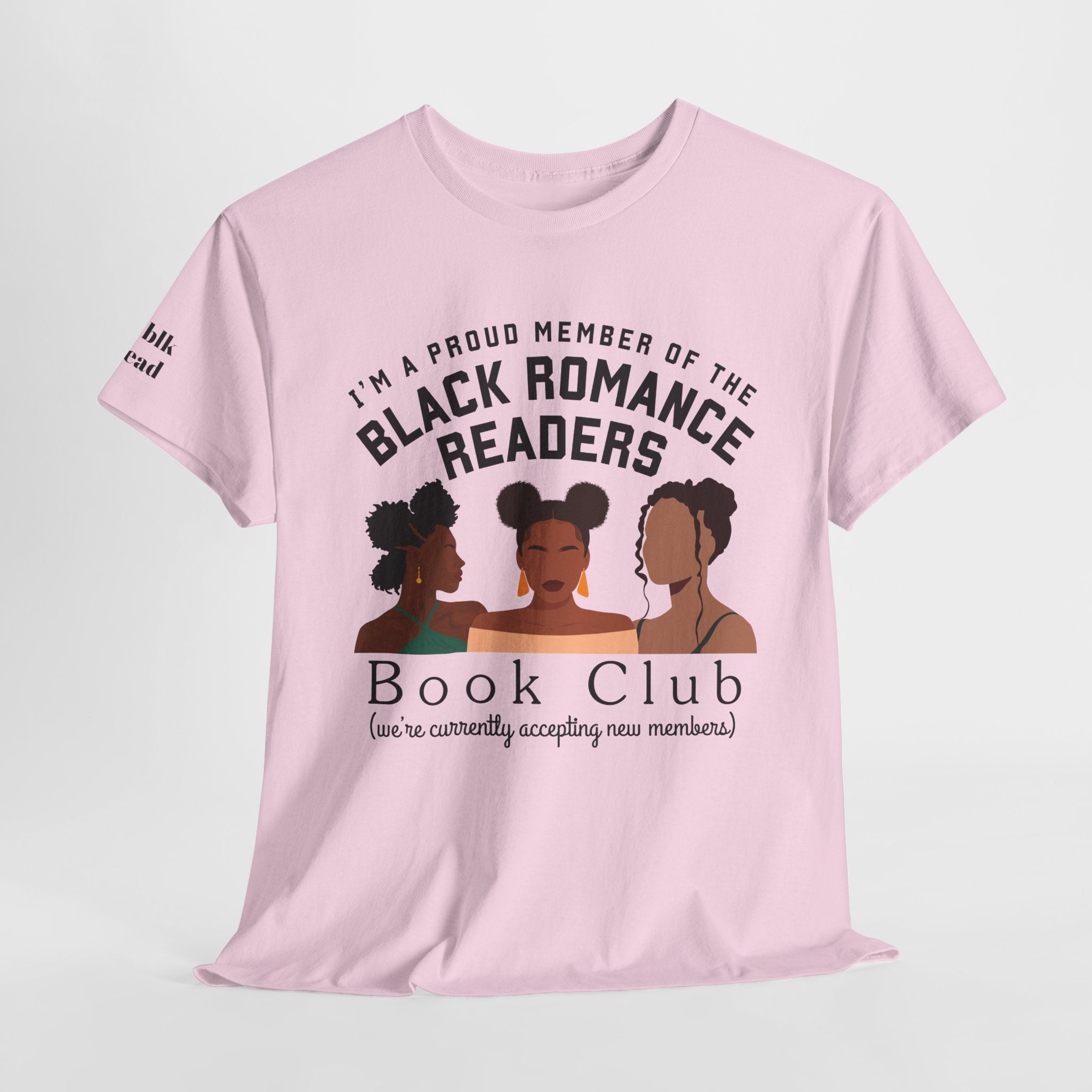 BOOK CLUB T-SHIRT BLACK ROMANCE