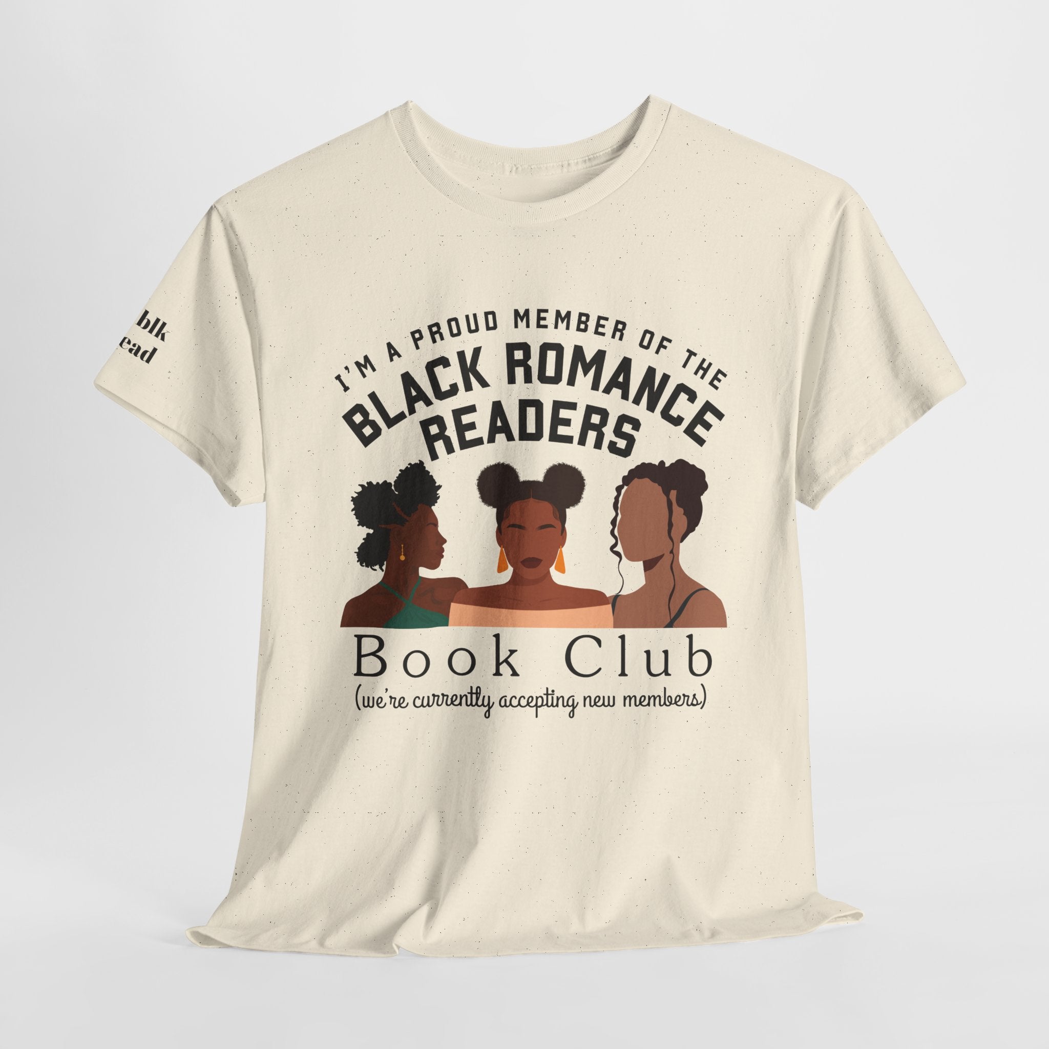 BOOK CLUB T-SHIRT BLACK ROMANCE